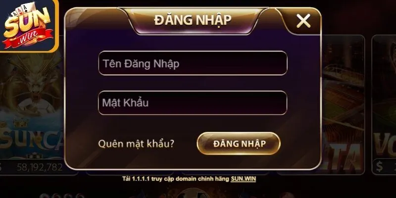 Toàn bộ các bước thực hiện đăng nhập Sunwin chi tiết
