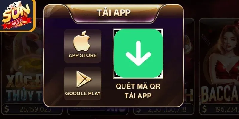 Thao tác Tải App Sunwin hiệu quả trên mọi thiết bị