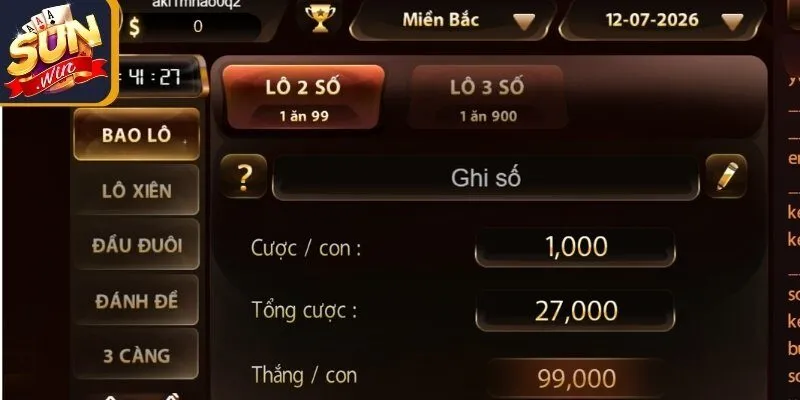 Phân loại các loại hình Xổ Số Sunwin